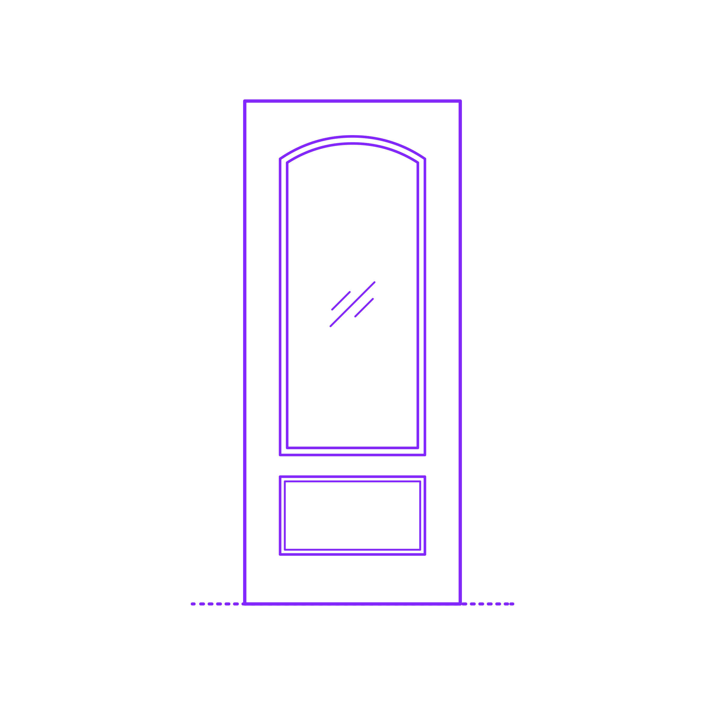 Buildings Exterior Doors Lite Entry Door 2 Panels Arched Outline Svg Vector Free Vectors